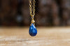 Dainty Sapphire Drop Necklace
