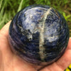 Sodalite Sphere 71mm - Sodalite Ball - Crystal Grid Tools