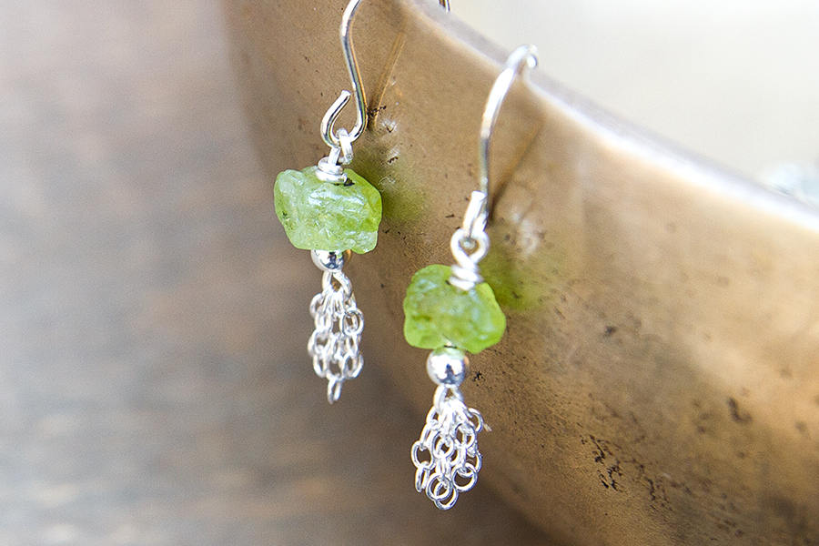 Raw Crystal Earrings