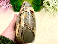 Septarian Nodule Yellow Calcite  Freeform 105mm AAD