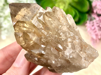 Kundalini Citrine Point 70mm AAU - Natural Citrine Cluster - Crystal Grid - Altar Decor - Chakra Healing & Balancing Manifestation Stone