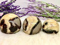 Septarian Nodule Spheres - Grounding Stones - Aragonite - Calcite