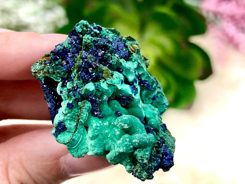 Real Azurite Malachite Cluster 47mm AGF - Crown - Third Eye - Heart Chakra