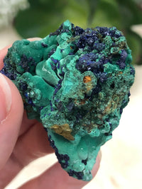 Real Azurite Malachite Cluster 47mm AGF - Crown - Third Eye - Heart Chakra