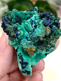 Real Azurite Malachite Cluster 47mm AGF - Crown - Third Eye - Heart Chakra