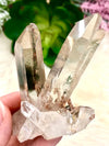 Garden Quartz Point Cluster 93mm AGJ - Garden Quartz Crystal - Crystal Grid - Altar Decor - Reiki Healing Stone - Crown Chakra Crystal