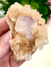 Natural Fluorite and Calcite Cluster 60mm AGW - Crystal Healing - Chakra Cleansing & Balancing