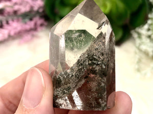 Garden Quartz Freeform 43mm AKH - Garden Quartz Crystal - Crystal Grid - Altar Decor - Reiki Healing Stone - Crown Chakra Crystal