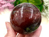 Dragon Blood Jasper Sphere 57mm ALS - Grounding Stone - Crystal Grid - Altar Decor