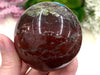 Dragon Blood Jasper Sphere 57mm ALS - Grounding Stone - Crystal Grid - Altar Decor