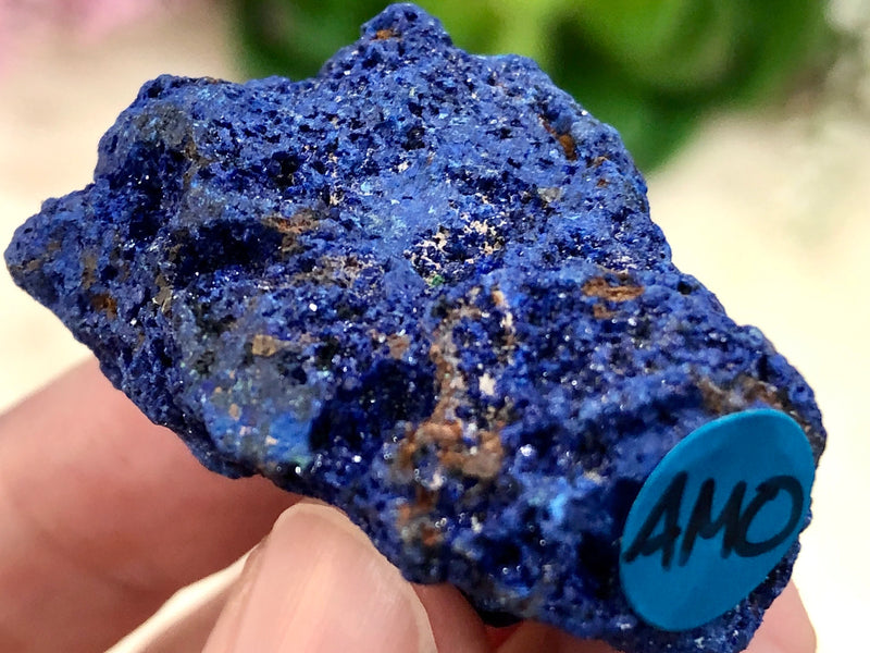 Raw Azurite 35mm AMO - Crown and Third Eye Chakra