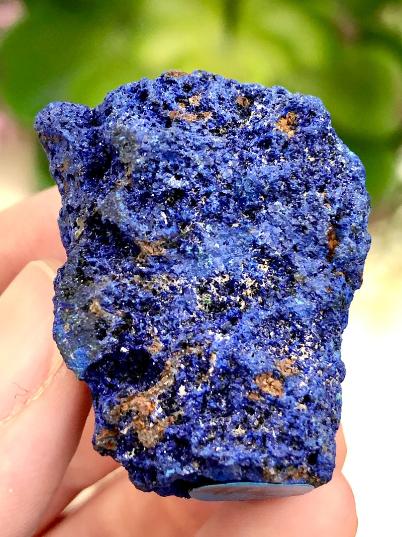 Raw Azurite 35mm AMO - Crown and Third Eye Chakra