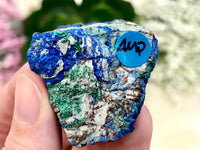 Raw Azurite Malachite 36mm AMP - Crown and Third Eye Chakra