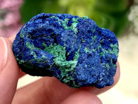 Raw Azurite Malachite 32mm AMQ - Crown and Third Eye Chakra