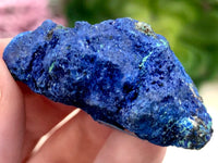 Raw Azurite Malachite 41mm AMR - Crown and Third Eye Chakra