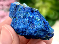 Raw Azurite Malachite 41mm AMR - Crown and Third Eye Chakra