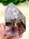 Amethyst Point with Smoky Phantom 57mm ANY - Protection Stone - Third-Eye and Crown Chakra