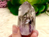 Amethyst Point with Smoky Phantom 60mm AOB - Protection Stone - Third-Eye and Crown Chakra