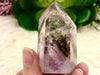 Amethyst Point with Smoky Phantom 60mm AOB - Protection Stone - Third-Eye and Crown Chakra