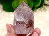 Amethyst Point with Smoky Phantom 52mm AOC  - Protection Stone - Third-Eye and Crown Chakra