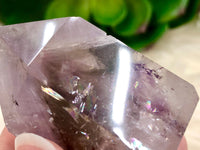 Amethyst Point with Smoky Phantom 52mm AOC  - Protection Stone - Third-Eye and Crown Chakra