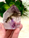 Amethyst Point with Smoky Phantom 55mm AOG - Protection Stone - Third-Eye and Crown Chakra