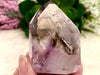Amethyst Point with Smoky Phantom 55mm AOG - Protection Stone - Third-Eye and Crown Chakra