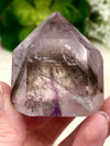 Amethyst Point with Smoky Phantom 46mm AOH - Protection Stone - Third-Eye and Crown Chakra