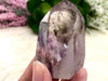 Amethyst Point with Smoky Phantom 57mm AOT  - Protection Stone - Third-Eye and Crown Chakra