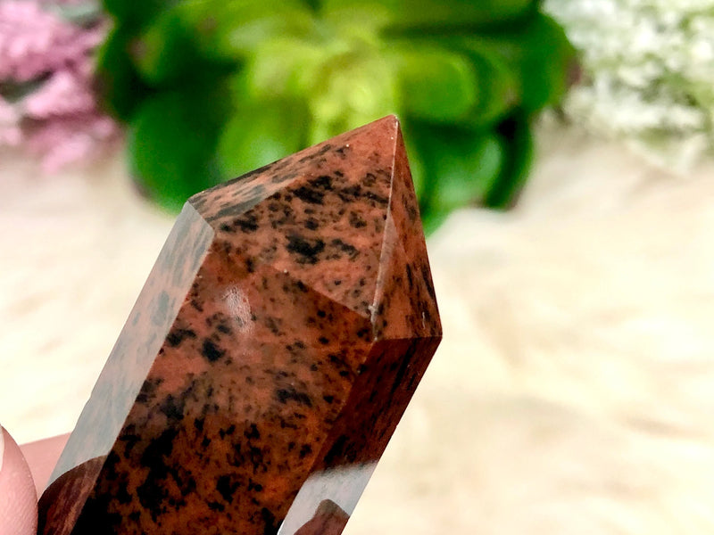 Mahogany Obsidian Double-Terminated Point 95mm APD