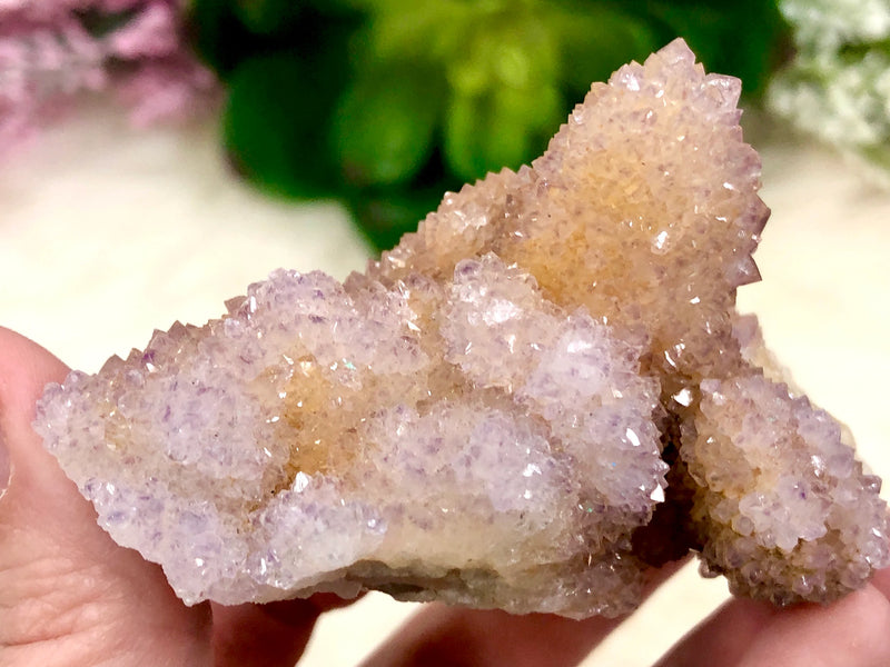 Spirit Quartz Cluster 80mm APO - Manifestation Stone