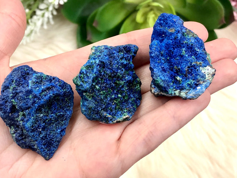 Raw Azurite Clusters - Crown & Third Eye Chakra