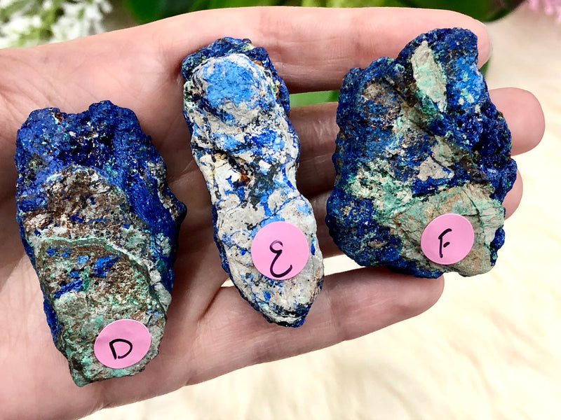 Raw Azurite Clusters - Crown & Third Eye Chakra