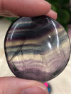 Rainbow Fluorite Flat Worry Stones - Protection Stones - Chakra Cleansing Stone