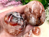 Fire Quartz Palmstones - Root Chakra - Sacral Chakra - Solar Plexus Chakra Crystal