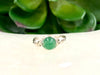 Green Aventurine Wire-Wrapped Ring - Heart Chakra Jewelry