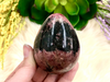 Rhodonite Egg 67 LM - Heart Chakra Stone