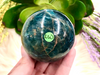 Blue Apatite Sphere 61mm LW - Third Eye & Throat Chakra Healing Crystal