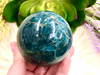 Blue Apatite Sphere 61mm LW - Third Eye & Throat Chakra Healing Crystal