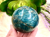 Blue Apatite Sphere 61mm LW - Third Eye & Throat Chakra Healing Crystal