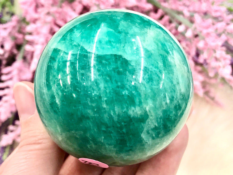 Amazonite Sphere 54mm TR - Throat & Heart Chakra Stone