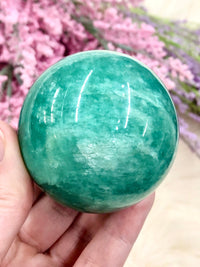 Amazonite Sphere 54mm TR - Throat & Heart Chakra Stone