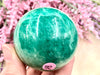 Amazonite Sphere 54mm TR - Throat & Heart Chakra Stone