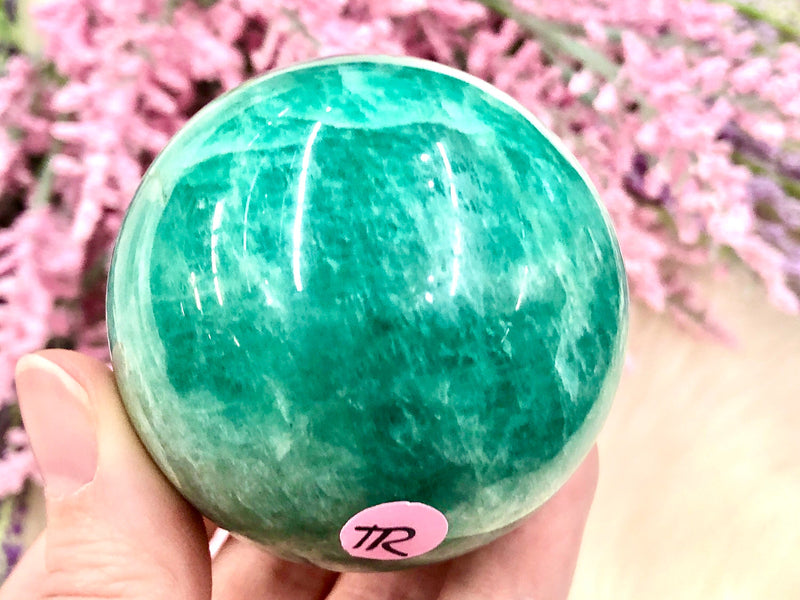 Amazonite Sphere 54mm TR - Throat & Heart Chakra Stone