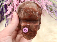 Fire Quartz Skull 81mm TS - Root Chakra - Sacral Chakra - Solar Plexus Chakra Crystal