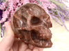 Fire Quartz Skull 81mm TS - Root Chakra - Sacral Chakra - Solar Plexus Chakra Crystal