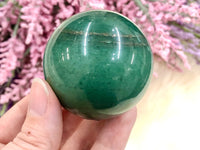 Green Aventurine Sphere 48mm TX - Heart Chakra Stone