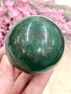 Green Aventurine Sphere 48mm TX - Heart Chakra Stone