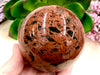 Mahogany Obsidian Sphere 75mm UD - Sacral and Root Chakra