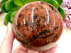 Mahogany Obsidian Sphere 75mm UD - Sacral and Root Chakra